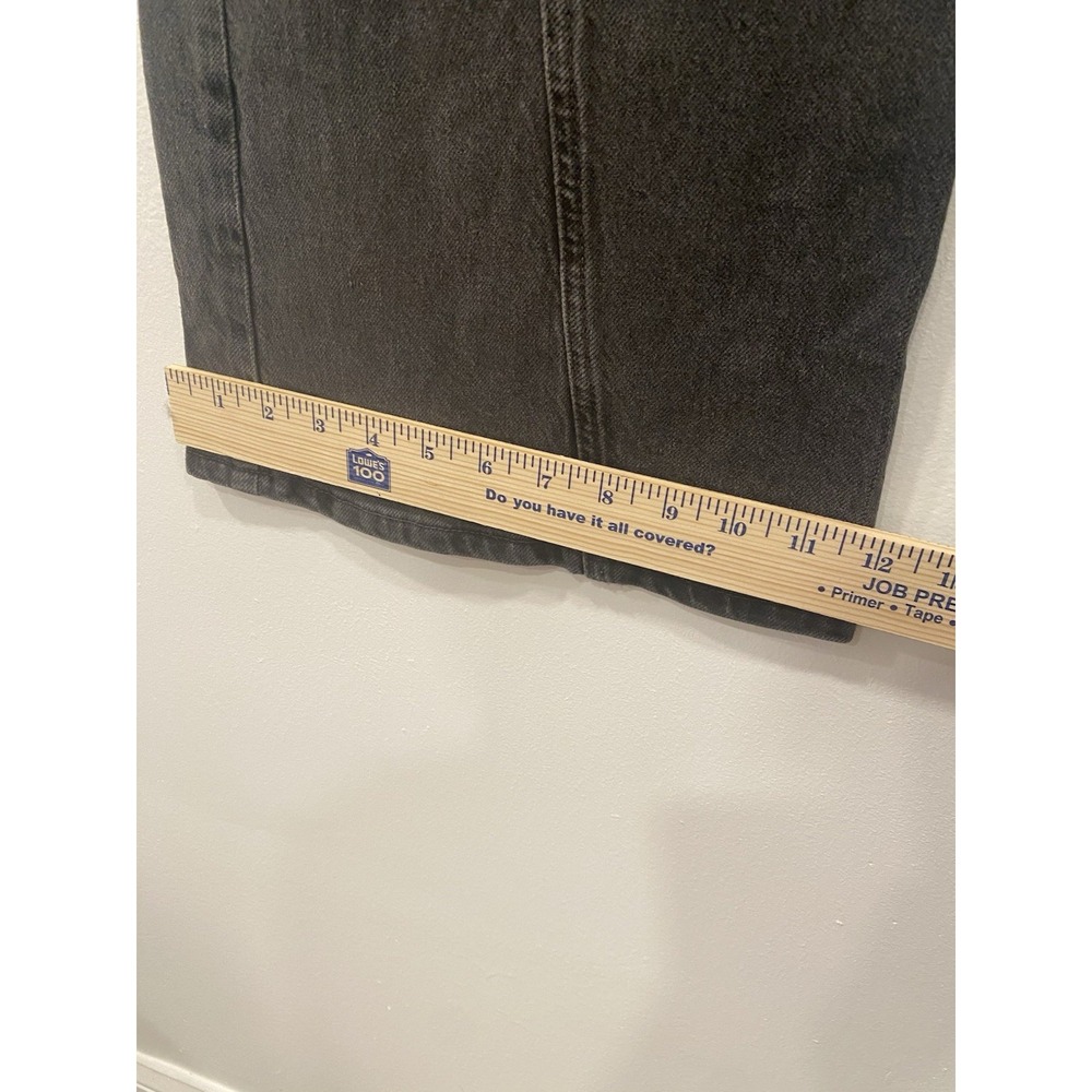 We The Free High Waisted Jeans Wide Leg Bell Bottom Womens Size 28 Faded Black - Picture 8 of 16